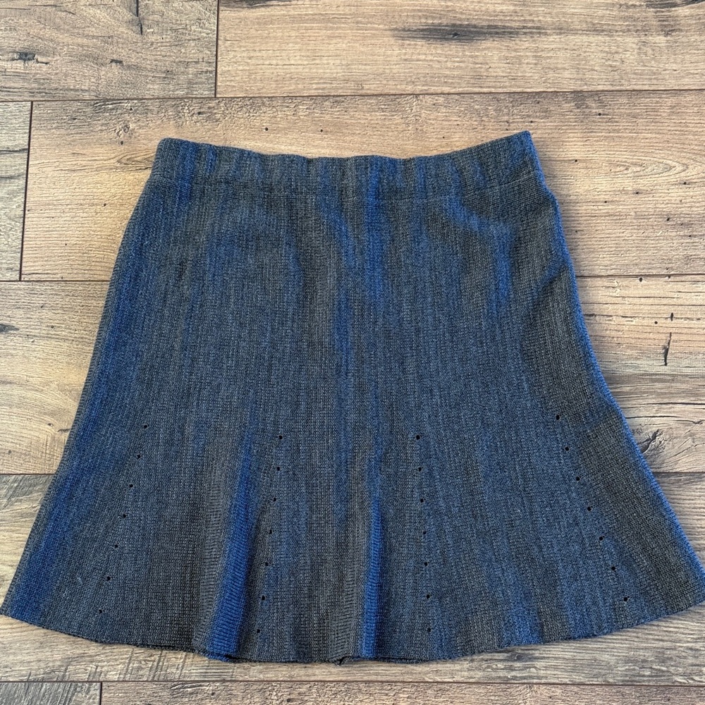 Rare Coco Lores German Boutique Skirt Boiled Wool Artisan Minimalist | Size 6